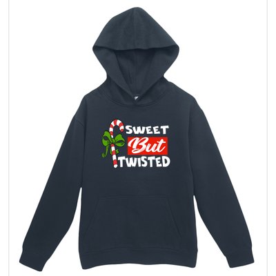 Candy Cane Sweet But Twisted Funny Christmas Gift Urban Pullover Hoodie