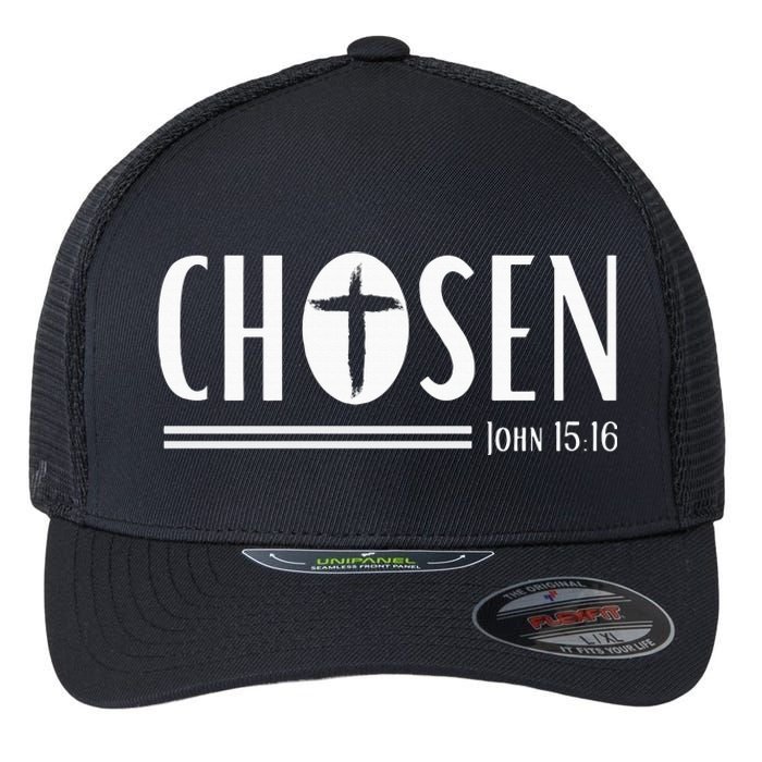 Chosen Christian Streetwear John 1516 Flexfit Unipanel Trucker Cap