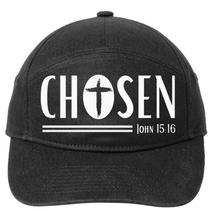 Chosen Christian Streetwear John 1516 7-Panel Snapback Hat