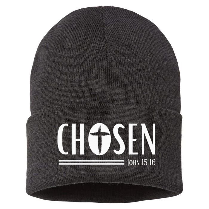 Chosen Christian Streetwear John 1516 Sustainable Knit Beanie