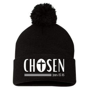 Chosen Christian Streetwear John 1516 Pom Pom 12in Knit Beanie