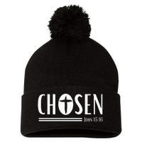 Chosen Christian Streetwear John 1516 Pom Pom 12in Knit Beanie