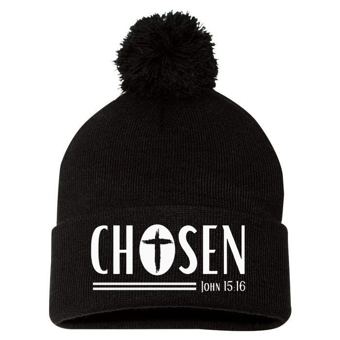 Chosen Christian Streetwear John 1516 Pom Pom 12in Knit Beanie