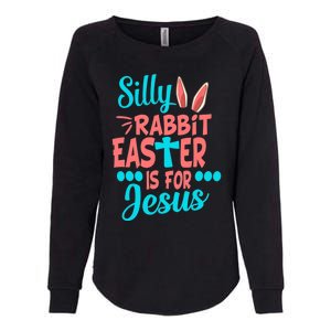 Christians Cute Silly Rabbit Easter Is For Jesus Womens California Wash Sweatshirt