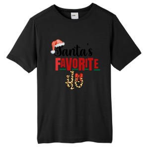 Cute Cheetah SantaS Favorite Ho Christmas S Great Gift Tall Fusion ChromaSoft Performance T-Shirt