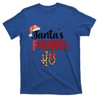 Cute Cheetah SantaS Favorite Ho Christmas S Great Gift T-Shirt