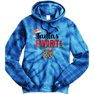 Cute Cheetah SantaS Favorite Ho Christmas S Great Gift Tie Dye Hoodie