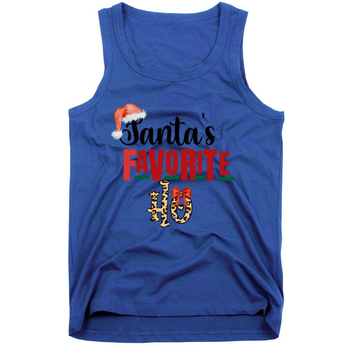 Cute Cheetah SantaS Favorite Ho Christmas S Great Gift Tank Top