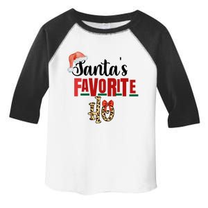 Cute Cheetah SantaS Favorite Ho Christmas S Great Gift Toddler Fine Jersey T-Shirt