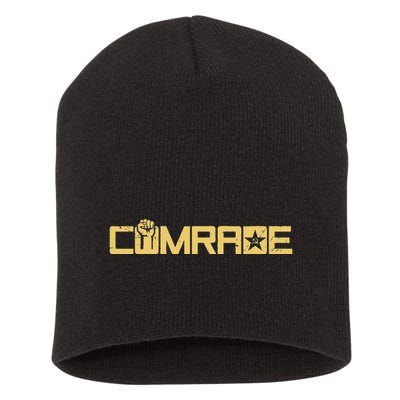Comrade Communis Socialist Workers Communism Short Acrylic Beanie