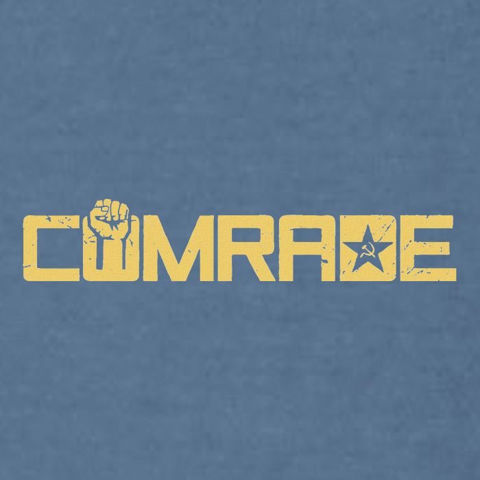 Comrade Communis Socialist Workers Communism Garment-Dyed Sweatshirt
