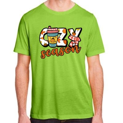 Cute Crazy Season Fall Autumn Coffee Pumpkin Spice Adult ChromaSoft Performance T-Shirt