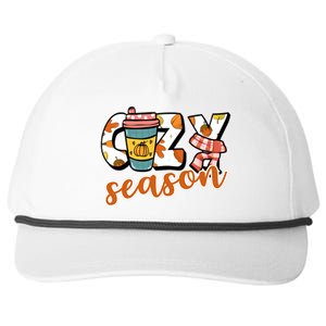 Cute Crazy Season Fall Autumn Coffee Pumpkin Spice Snapback Five-Panel Rope Hat