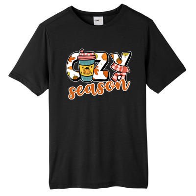 Cute Crazy Season Fall Autumn Coffee Pumpkin Spice Tall Fusion ChromaSoft Performance T-Shirt