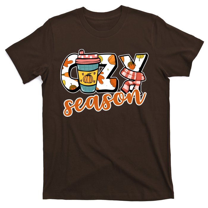 Cute Crazy Season Fall Autumn Coffee Pumpkin Spice T-Shirt