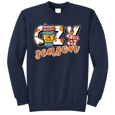 Cute Crazy Season Fall Autumn Coffee Pumpkin Spice Tall Sweatshirt