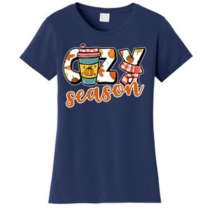 Cute Crazy Season Fall Autumn Coffee Pumpkin Spice Women's T-Shirt