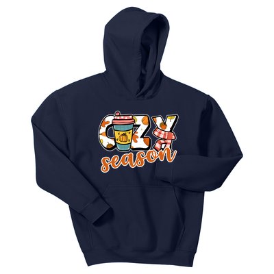 Cute Crazy Season Fall Autumn Coffee Pumpkin Spice Kids Hoodie