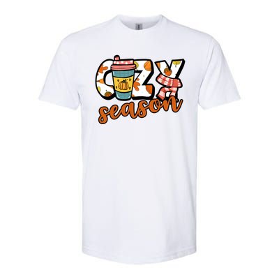 Cute Crazy Season Fall Autumn Coffee Pumpkin Spice Softstyle CVC T-Shirt