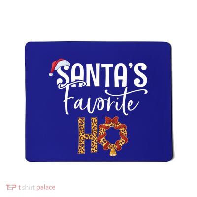Cute Cheetah SantaS Favorite Ho Christmas Xmas Funny Gift Mousepad