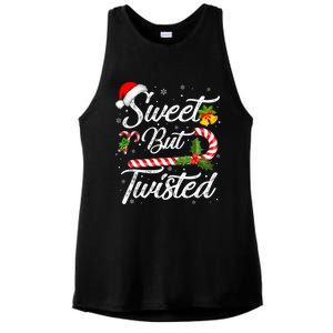 Candy Cane Sweet But Twisted Funny Christmas Great Gift Ladies PosiCharge Tri-Blend Wicking Tank