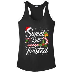 Candy Cane Sweet But Twisted Funny Christmas Great Gift Ladies PosiCharge Competitor Racerback Tank