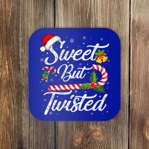 Candy Cane Sweet But Twisted Funny Christmas Great Gift Coaster