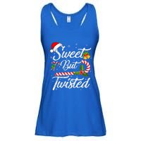 Candy Cane Sweet But Twisted Funny Christmas Great Gift Ladies Essential Flowy Tank