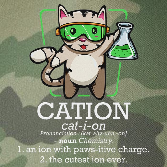 Cation Cute Science Cat Pawsitive Element Chemistry Teacher Legacy Tie Dye Trucker Hat