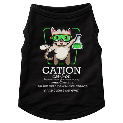 Cation Cute Science Cat Pawsitive Element Chemistry Teacher Doggie Tank