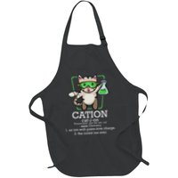Cation Cute Science Cat Pawsitive Element Chemistry Teacher Apron