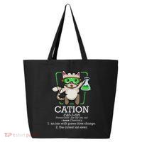 Cation Cute Science Cat Pawsitive Element Chemistry Teacher 25L Jumbo Tote