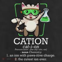 Cation Cute Science Cat Pawsitive Element Chemistry Teacher 25L Jumbo Tote
