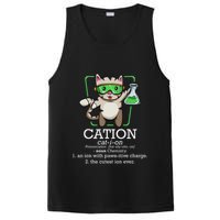 Cation Cute Science Cat Pawsitive Element Chemistry Teacher PosiCharge Competitor Tank