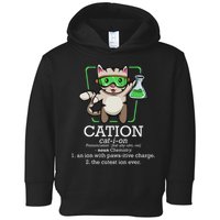 Cation Cute Science Cat Pawsitive Element Chemistry Teacher Toddler Hoodie