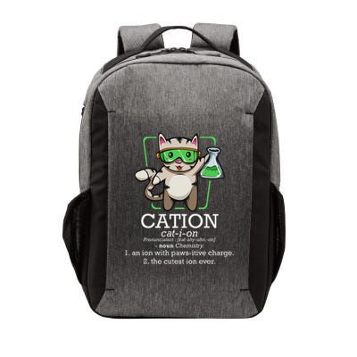 Cation Cute Science Cat Pawsitive Element Chemistry Teacher Vector Backpack