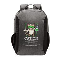 Cation Cute Science Cat Pawsitive Element Chemistry Teacher Vector Backpack