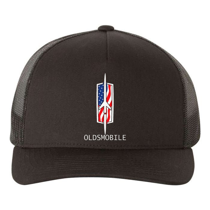 Classic Car Show Vintage Oldsmobile Rocket Yupoong Adult 5-Panel Trucker Hat