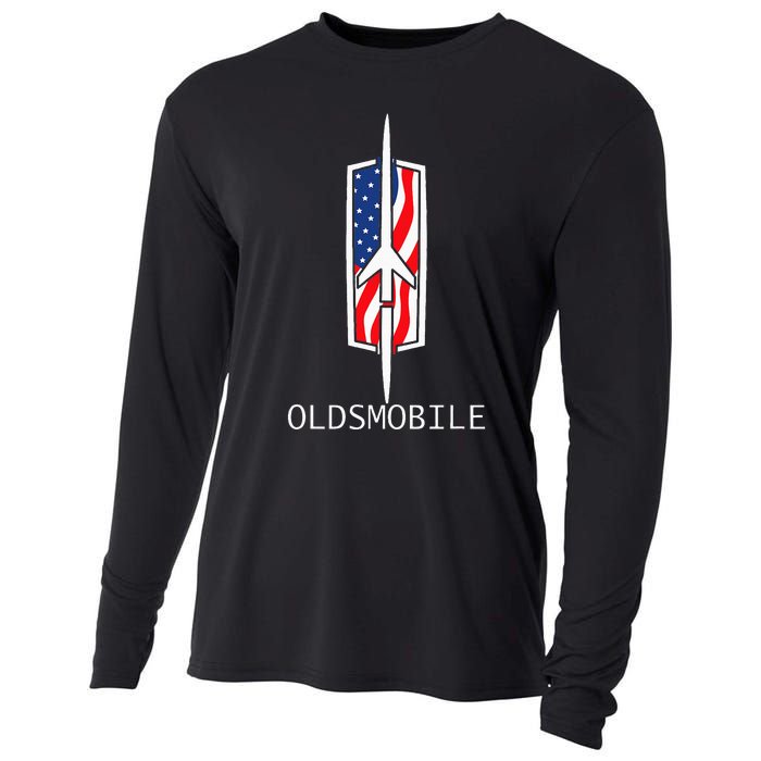 Classic Car Show Vintage Oldsmobile Rocket Cooling Performance Long Sleeve Crew