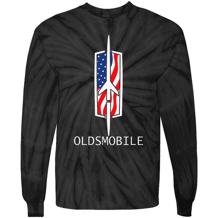 Classic Car Show Vintage Oldsmobile Rocket Tie-Dye Long Sleeve Shirt