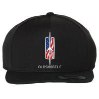 Classic Car Show Vintage Oldsmobile Rocket Wool Snapback Cap