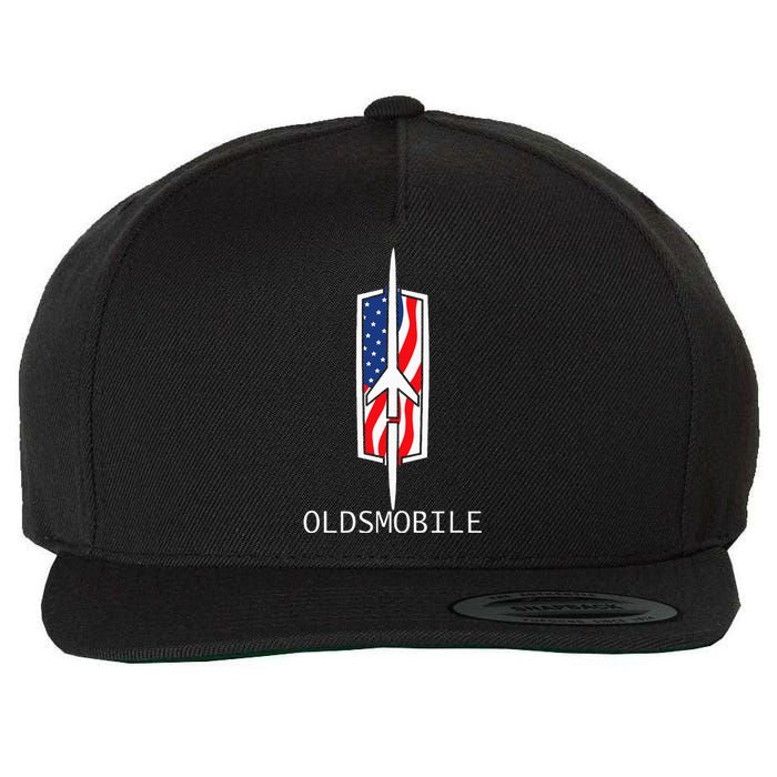 Classic Car Show Vintage Oldsmobile Rocket Wool Snapback Cap