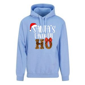 Cute Cheetah SantaS Favorite Ho Christmas S Gift Unisex Surf Hoodie