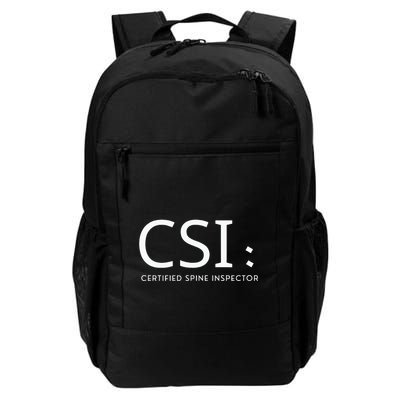 Csi Certified Spine Inspector Daily Commute Backpack