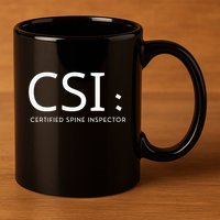 Csi Certified Spine Inspector 11oz C Handle Ceramic Mug