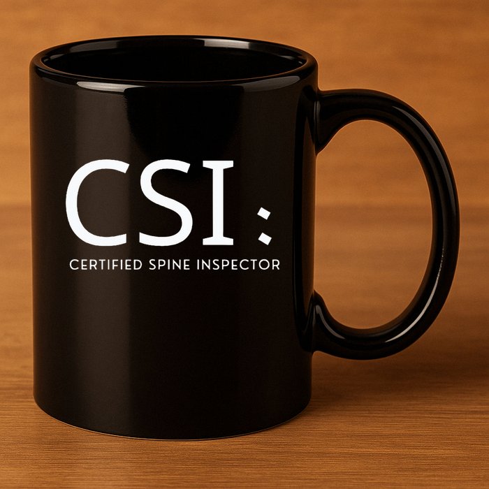 Csi Certified Spine Inspector 11oz C Handle Ceramic Mug