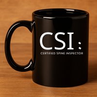 Csi Certified Spine Inspector 11oz C Handle Ceramic Mug