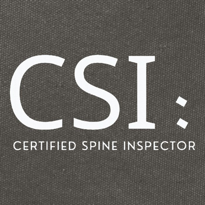 Csi Certified Spine Inspector Cotton Canvas Backpack