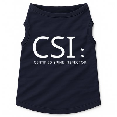 Csi Certified Spine Inspector Doggie Tank