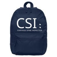Csi Certified Spine Inspector 16 in Basic Backpack
